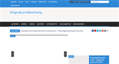 Desktop Screenshot of originalcynadvertising.com